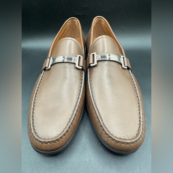 Bally Tecno Leather Loafer Men’s 11 Brown NWOT - Picture 2 of 7